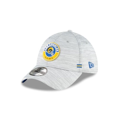 Los Angeles Rams Gorra | New Era NFL Fall Sideline Historic 39thirty Stretch Fit Cap Mexico - Grises